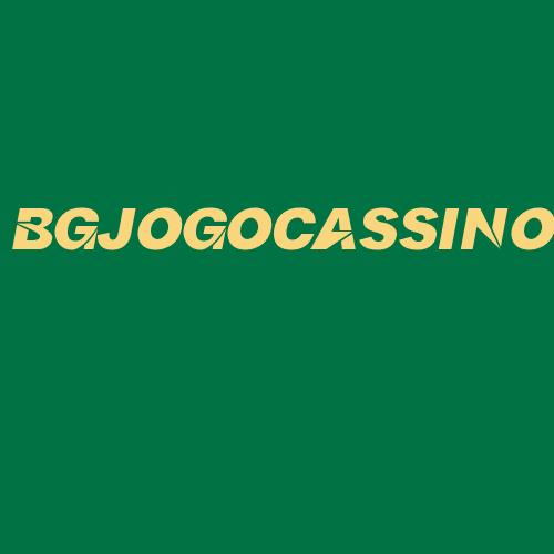 Logo da BGJOGOCASSINO